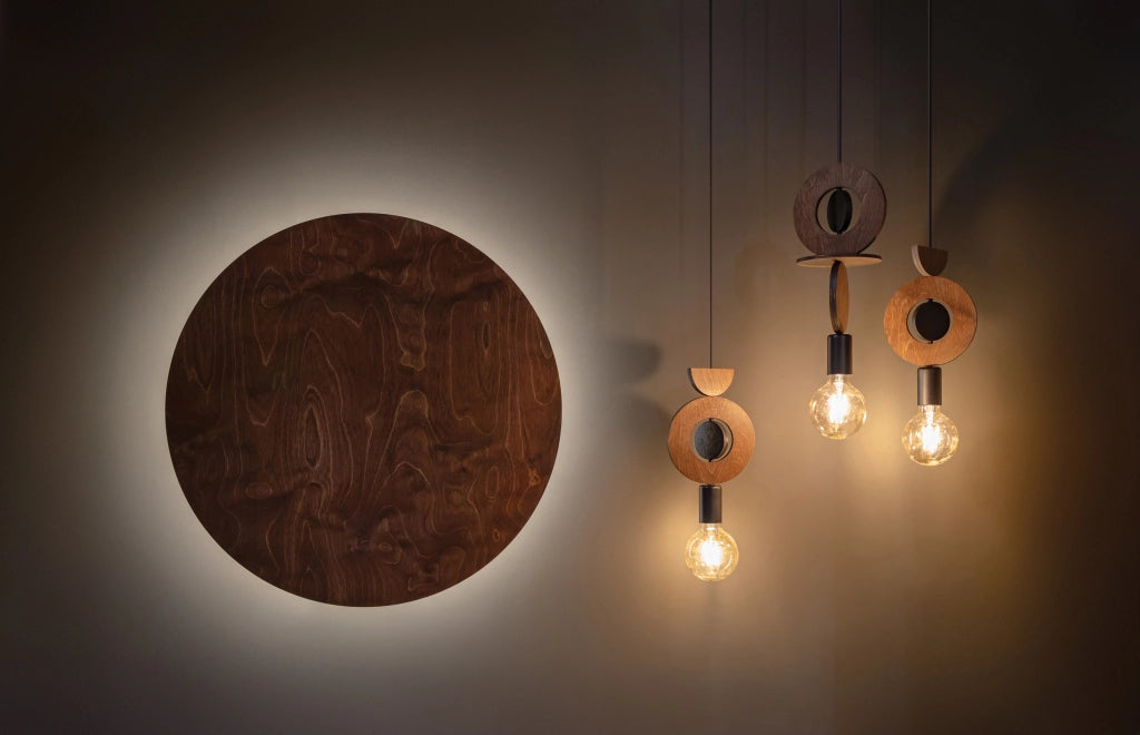 Lampada a sospensione legno scuro E27 Nowodvorski 11176
