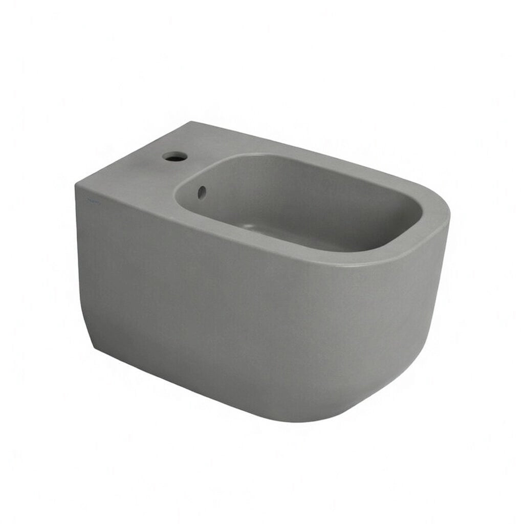 Sanitari sospesi WC e Bidet in Ceramica Copriwater soft-close Ceramiche Dolomite serie ALBA - Grigio Cemento