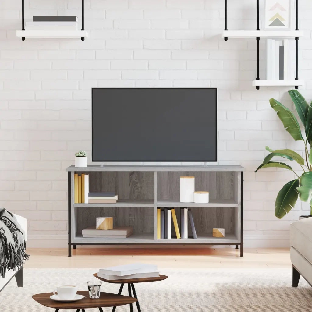 Mobile Porta TV-Mobile per TV-Credenza TV Grigio Sonoma 100x40x50 cm in Legno Multistrato 638322