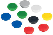 Magnetismo rotondo 38mm giallo - forza di sollevamento 1500g (10 pezzi)