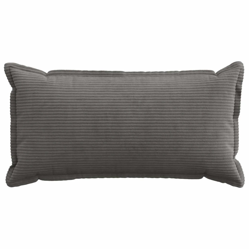 Federa 2 pz HOUTEN Grigio Scuro 40 x 80 cm corduroy 918169