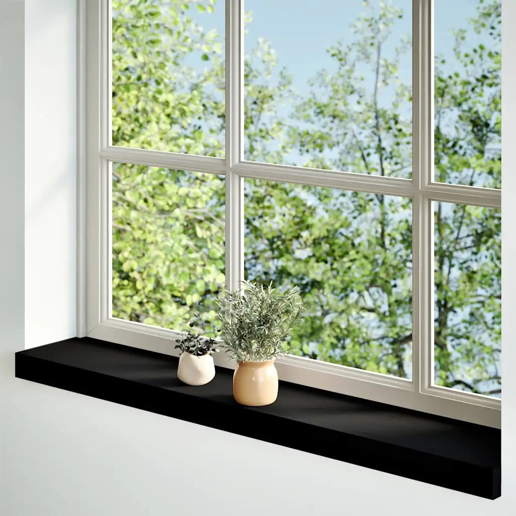 vidaXL Davanzali 2 pz Marrone Scuro 100x15x2 cm Legno Massello Rovere