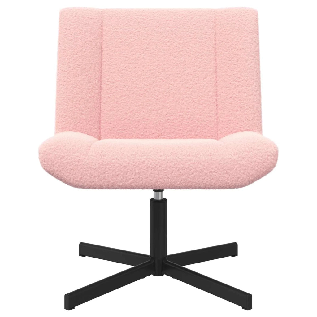 Sedia girevole Rosa 63 x 75 x 76 cm Pelle di Pecora 42007336