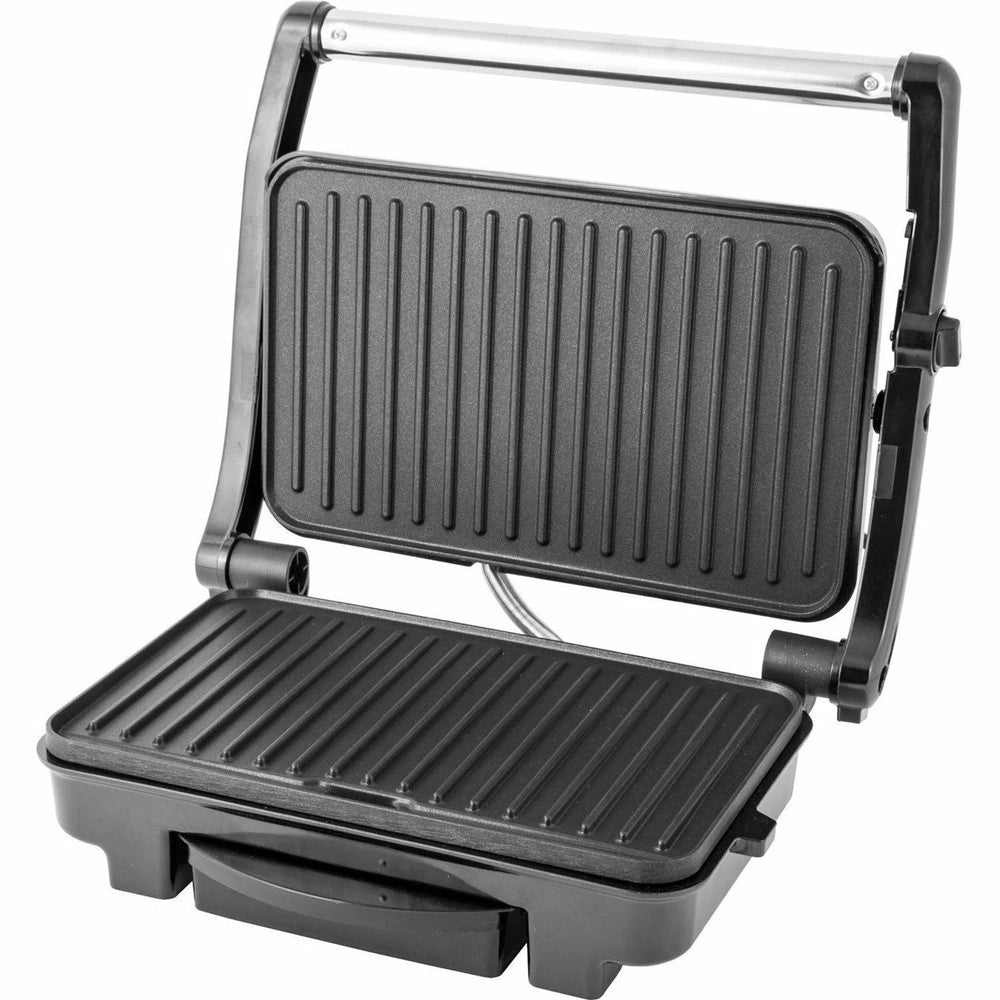 Trade Shop - Bistecchiera Elettrica 1500 Watt Piastre In Alluminio Antiaderente Maniglia Termo-isolata -