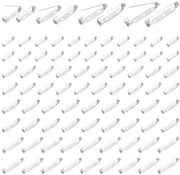 Chiodi da ricamo 200 pezzi - Chiusini di sicurezza - 4 dimensioni 20/25/30/35 mm - Color argento - Ricamo per abbigliamento uomo/donna - Ricamo DIY - Aghi da ricamo da sicurezza
