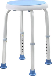 Toilette per anziani, regolabile in altezza da 37-53 cm, elevatore di toilette con suola antiscivolo, sgabello per doccia con rotazione 360°, tipo 1.