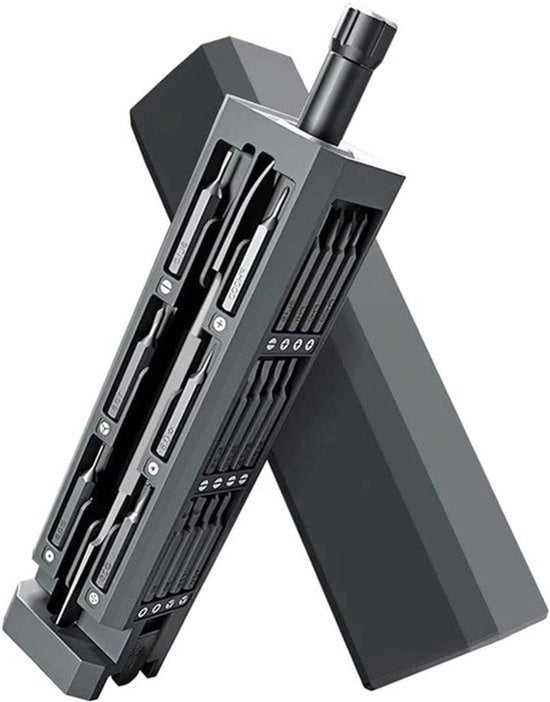 Kit di Riparazione con 44 Denti per Diversi Tipi di Viti - Magnetico - Torx - Set di Strumenti per Riparazione di Telefoni, Computer, Orologi e Occhiali