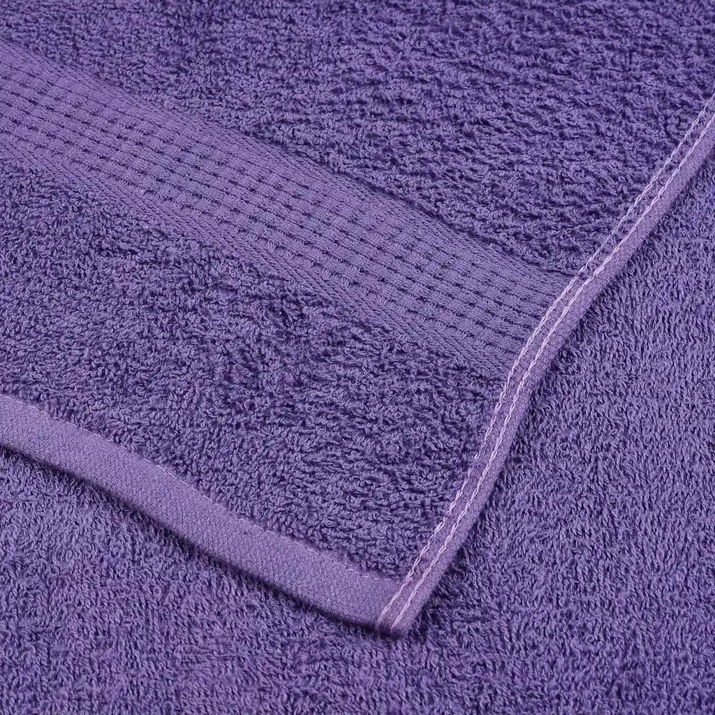 Asciugamani per sauna FROGN 4 pezzi Viola 80x200 cm 360 g/m² 136888