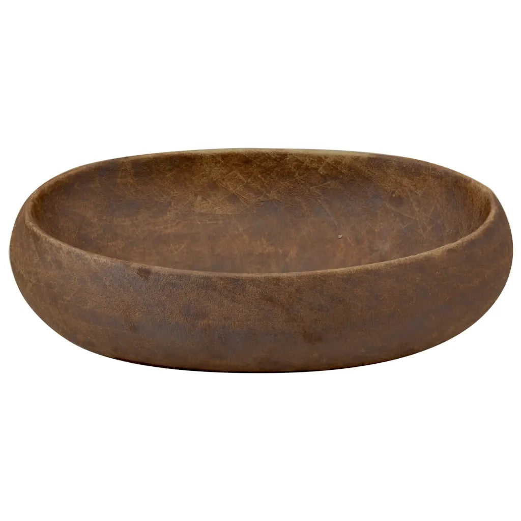 Lavabo da Appoggio Marrone Ovale 59x40x15 cm Ceramica 155084