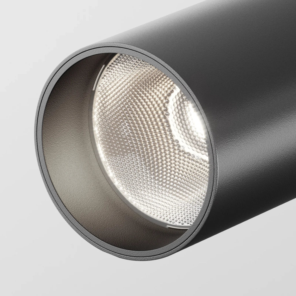 Maytoni Lampada da soffitto moderna FOCUS LED 1 luce LED integrato nero metallo