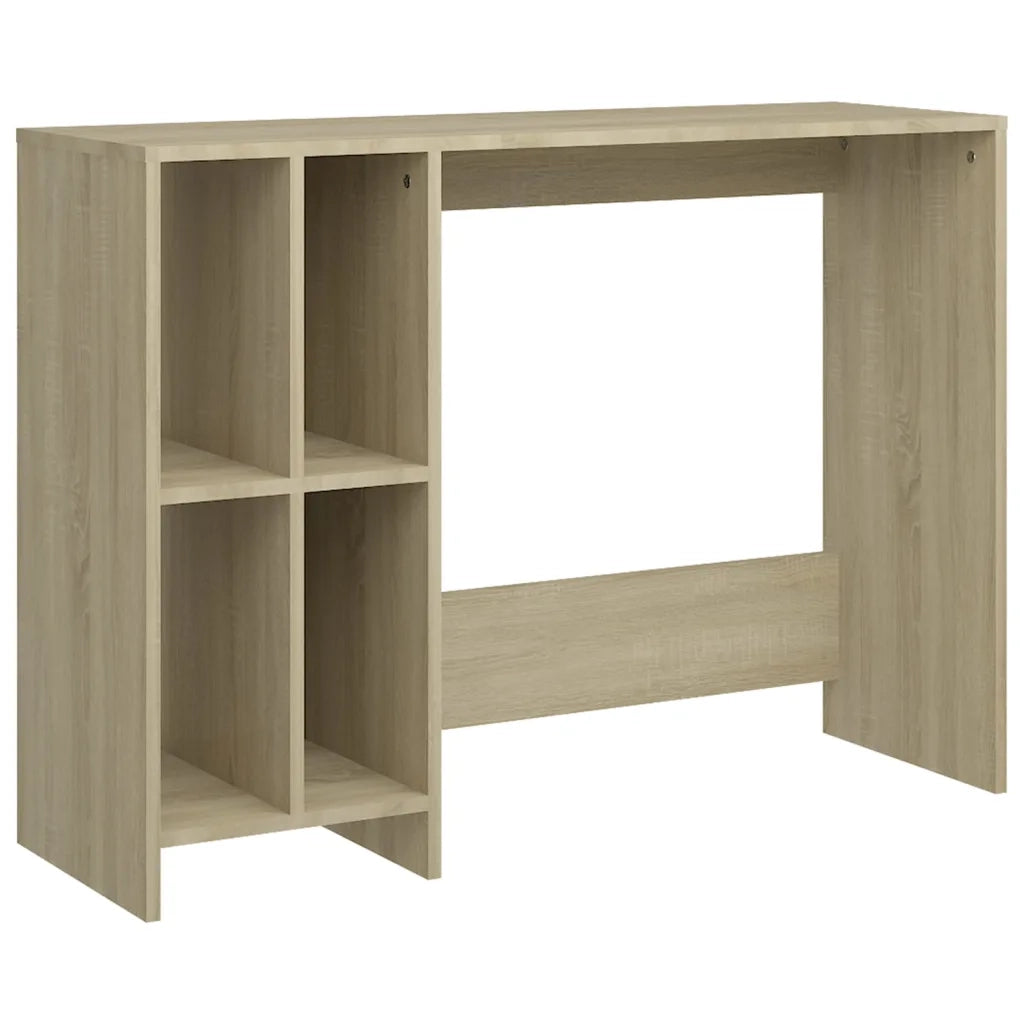 Scrivania | Tavolo da Ufficio Portatile Rovere Sonoma 102,5x35x75 cm Multistrato