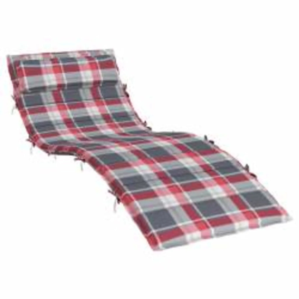 Cuscino per Lounger Sole Rosso e grigio 178 x 60 x 4 cm 361865