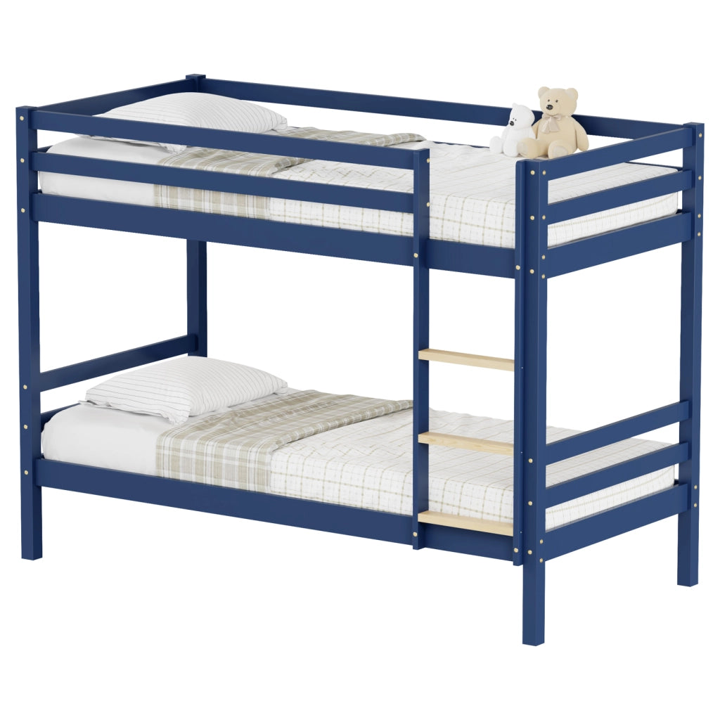 Letto a castello per bambini 190x90cm blu scuro AMBER
