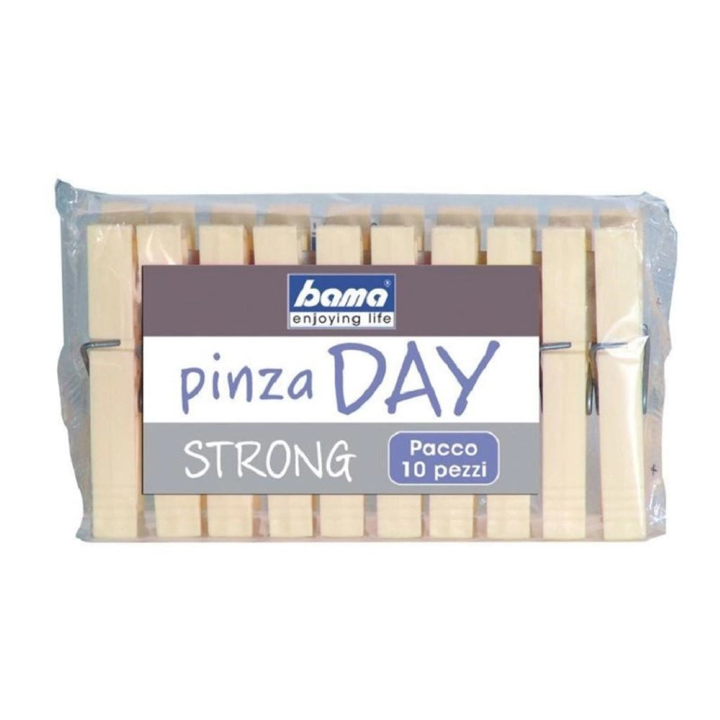Pinze Mollette Per Appendere Day Confezione Da 16 Pezzi Colori Vari - Bama Spa