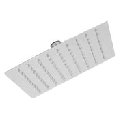 SOFFIONE QUADRATO IN ACCIAIO MODELLO ALLIUM 1/2  1 GETTO  200MM X 200MM   Idroweb