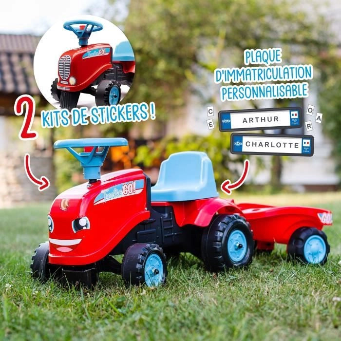 FALK - Tractor Go! Con rimorchio