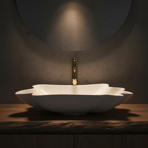 Lavabo Da Appoggio Rea Infinity + Tappo Click-clack