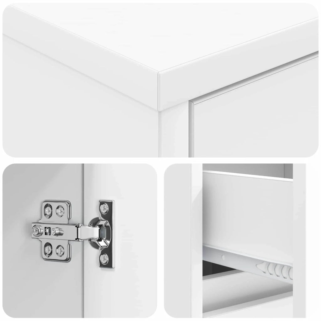 Mobile da Bagno Bianco 30 x 33 x 190 cm Legno ingegnerizzato 890752