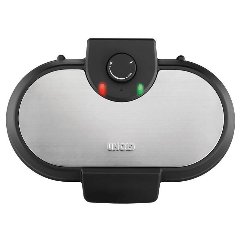 Unold 48165 crepiera 2 crepe 1000 W Nero, Acciaio inox