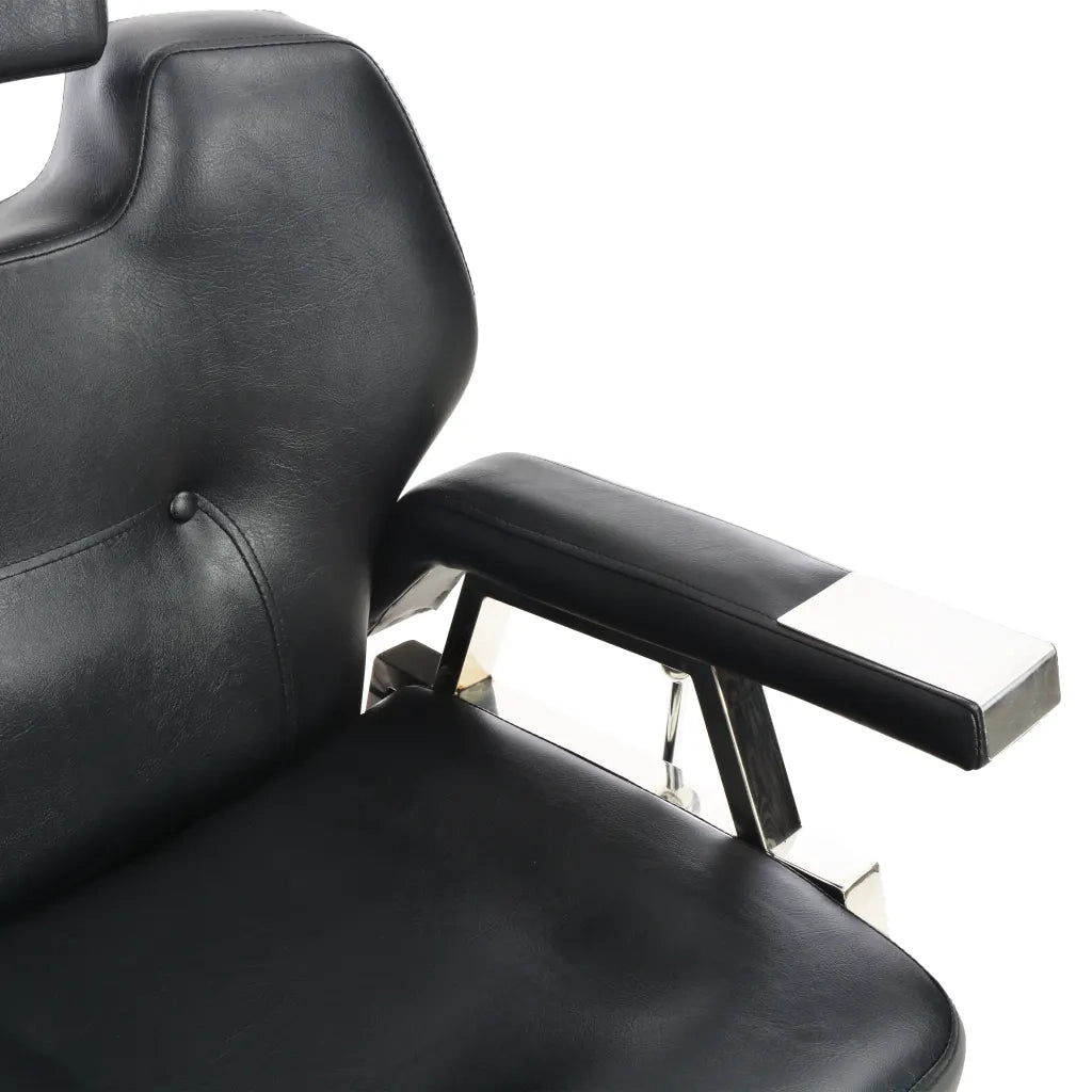Poltrona da Barbiere Nera 72x68x98 cm in Similpelle 110167