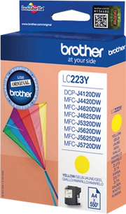 Brother LC223Y cartuccia d'inchiostro 1 pz Originale Giallo