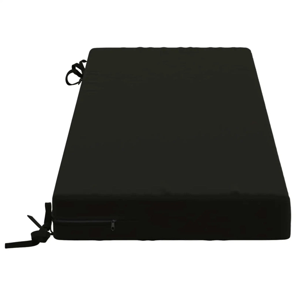 Cuscini per Panchina a 2 Pezzi SOEST 2 pz 100% Poliestere Nero 949749