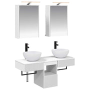 Set di Armadi da Bagno 5 pcs Bianco 43 x 16 x 62,5 cm 3406279