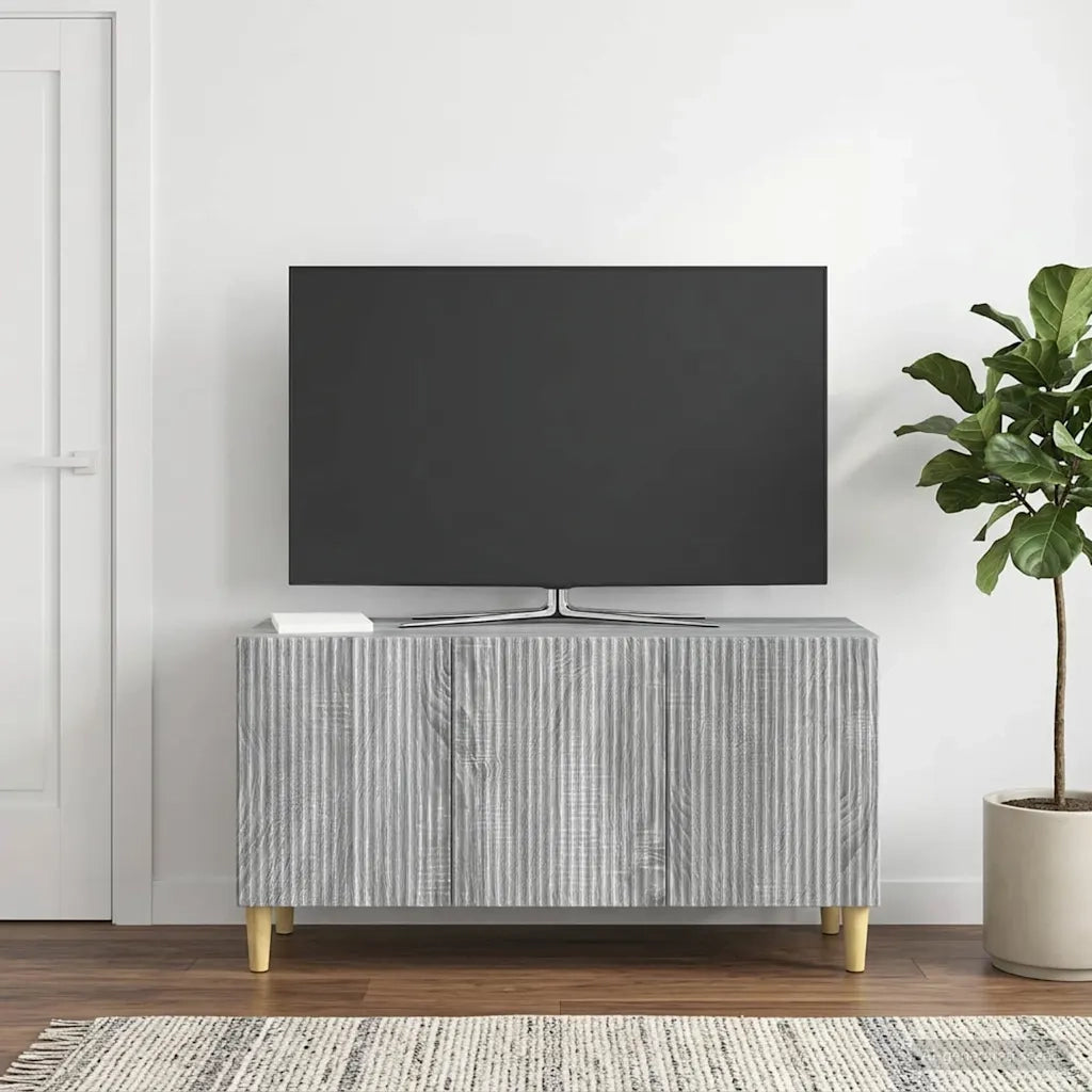 Mobile TV Grigio Sonoma 99 x 34,5 x 50 cm Legno ingegnerizzato 894721