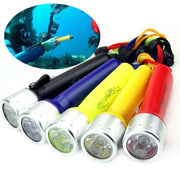 Trade Shop - Torcia Subacquea Impermeabile Led 180 Lumen Cree 40 Metri Q3 Sub Luce Lampada 3w -