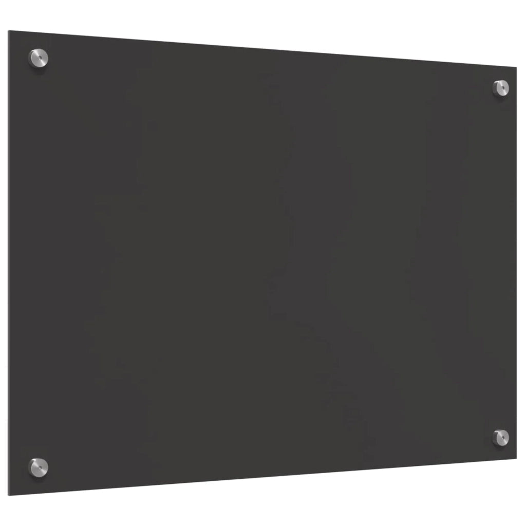 Schienale da cucina Grigio scuro 70 x 50 cm vetro temperato 42001239