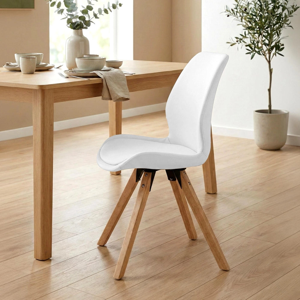4er Set Stuhl Luna Kunstleder