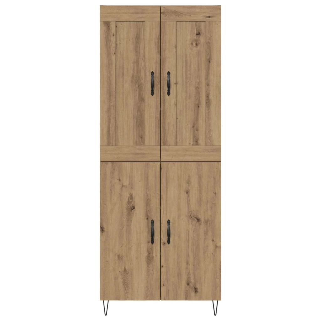 Credenza-Buffet-Armadio da cucina Rovere artigianale 69,5 x 34 x 180 cm 200609