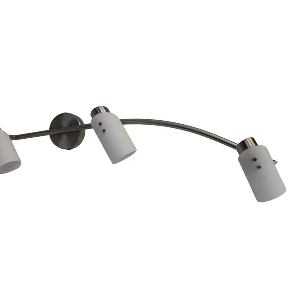 Stecca 4 Faretti con Vetro 1X11W - Serie Edimburgo ALEYAY