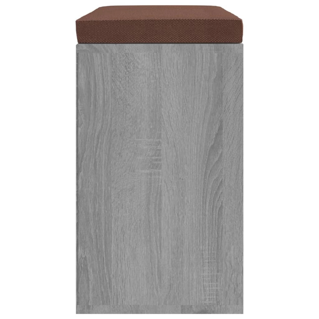 Panca portascarpe Sonoma 103 x 30 x 48 cm legno ingegnerizzato grigio 02_0010935