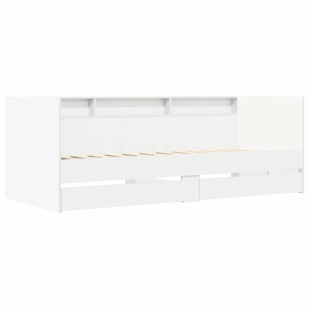 Telaio del letto con storage Bianco 80 x 200 cm 3429637