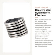 Borsetto di Pulizia in Nylon per Cavi da 8-13 mm - Resistente all'Ossidazione - Ideale per l'Alpinismo - Duraturo e Resistente ai Sforzi