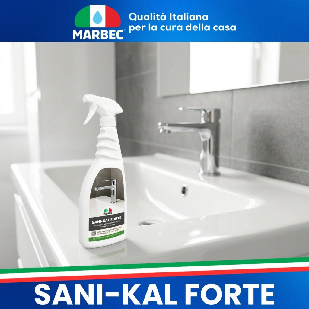 Detergente anticalcare forte bagno SANI-KAL FORTE - 5LTx4Pz