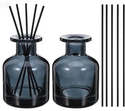 Diffusore per ambienti - 150 ml - Stuzzo profumato - Aromaterapia - Spray per ambienti - Decorativo - Fiala in vetro opaco con bastoncini di rattan - Diffusore per ambienti