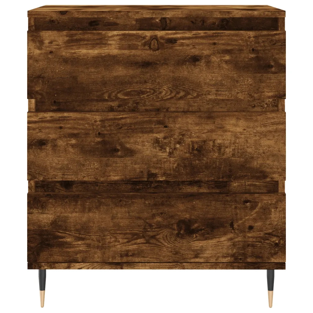 Credenza Rovere Fumo 60x35x70 cm in Legno Multistrato 827177
