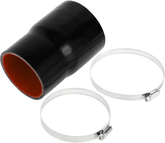 Connettori a silicone 4 strati - Adattatore 76mm/83mm - Lunghezza 127mm - Diametro 5mm - Resistente a temperature fino a 300℃ - Per liquidi refrigeranti - Serpentina di raffreddamento