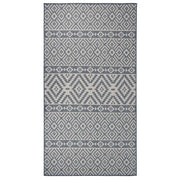 Tappeto da Esterni a Tessitura Piatta 80x150 cm Strisce Blu cod mxl 65066