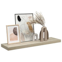 Scaffale a Parete Rovere 90x23,5x3,8 cm in MDF cod mxl 32966