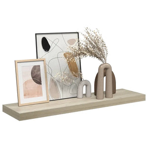 Scaffale a Parete Rovere 90x23,5x3,8 cm in MDF cod mxl 32966