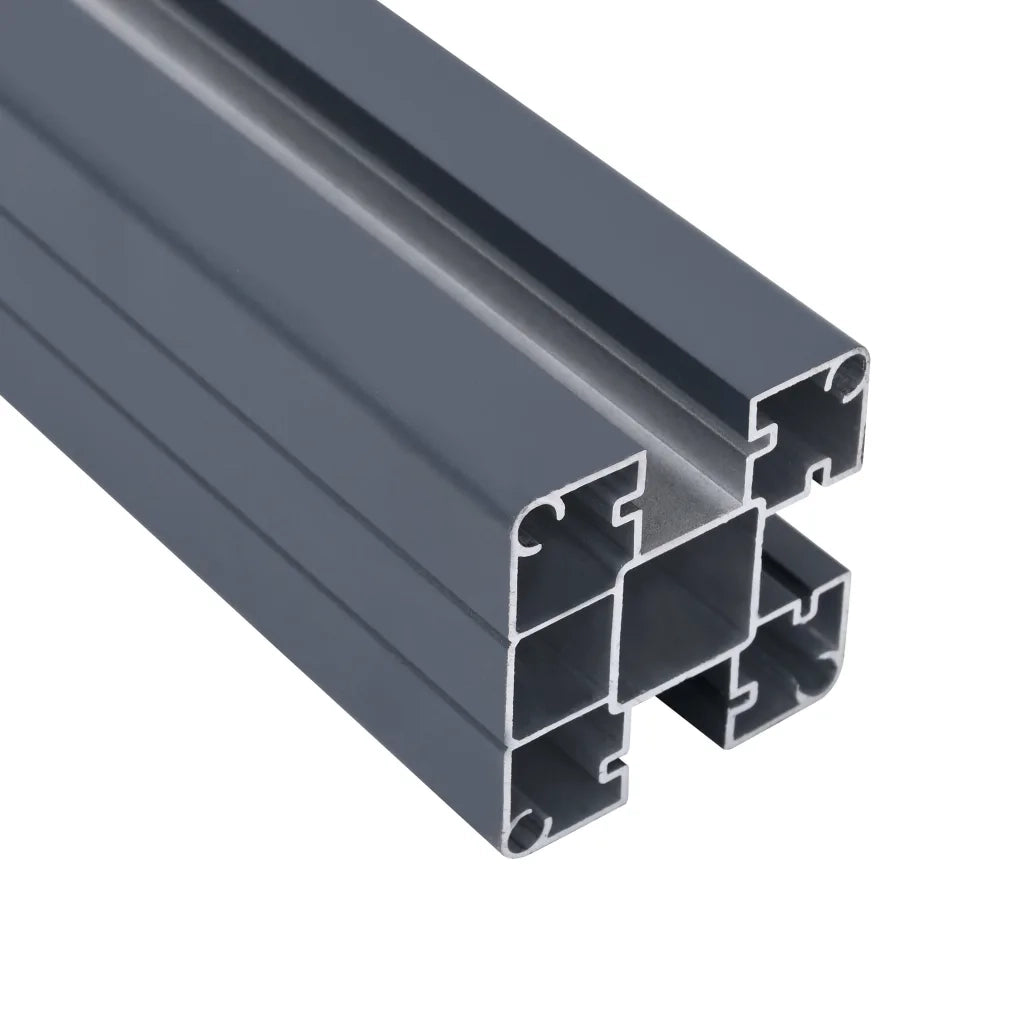 Pali di Recinzione 3 pz Grigio Scuro 185 cm in Alluminio CFW2840281