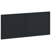 Testiera da Muro EDE Nero Legno ingegnerizzato 896086