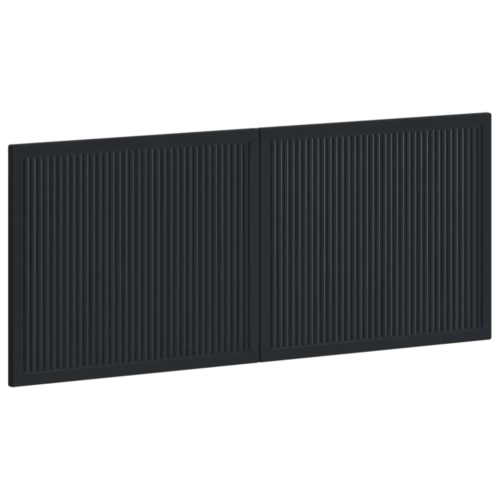 Testiera da Muro EDE Nero Legno ingegnerizzato 896086