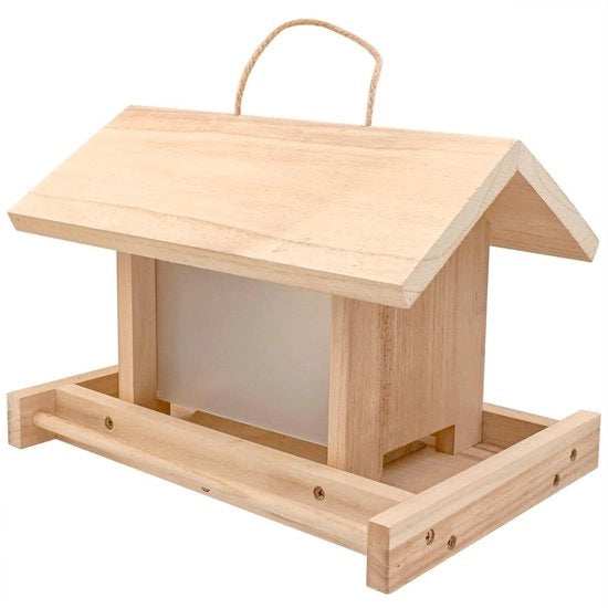 Alimentatore per Uccelli - Appeso per Grande Capacità in Giardino con Funzione di Alimentazione per Uccelli Selvatici