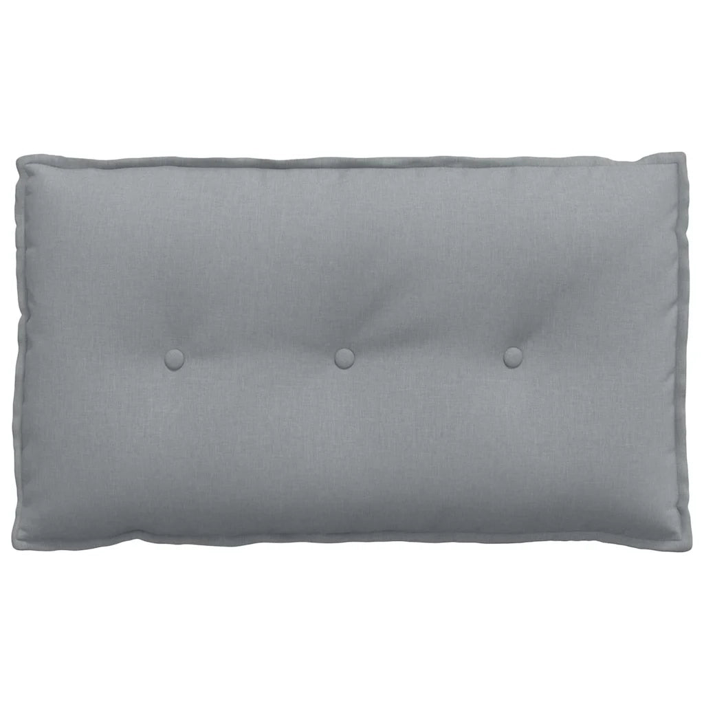 Cuscino per Schiena | Cuscino dorsale Grigio chiaro 80 x 19 x 50 cm Tessuto
