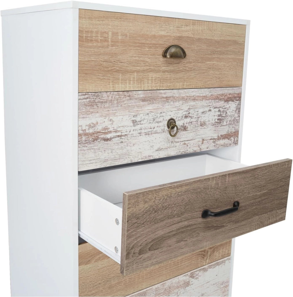 BAHIA Cassettone a 5 cassetti da 60 cm Scandinavo