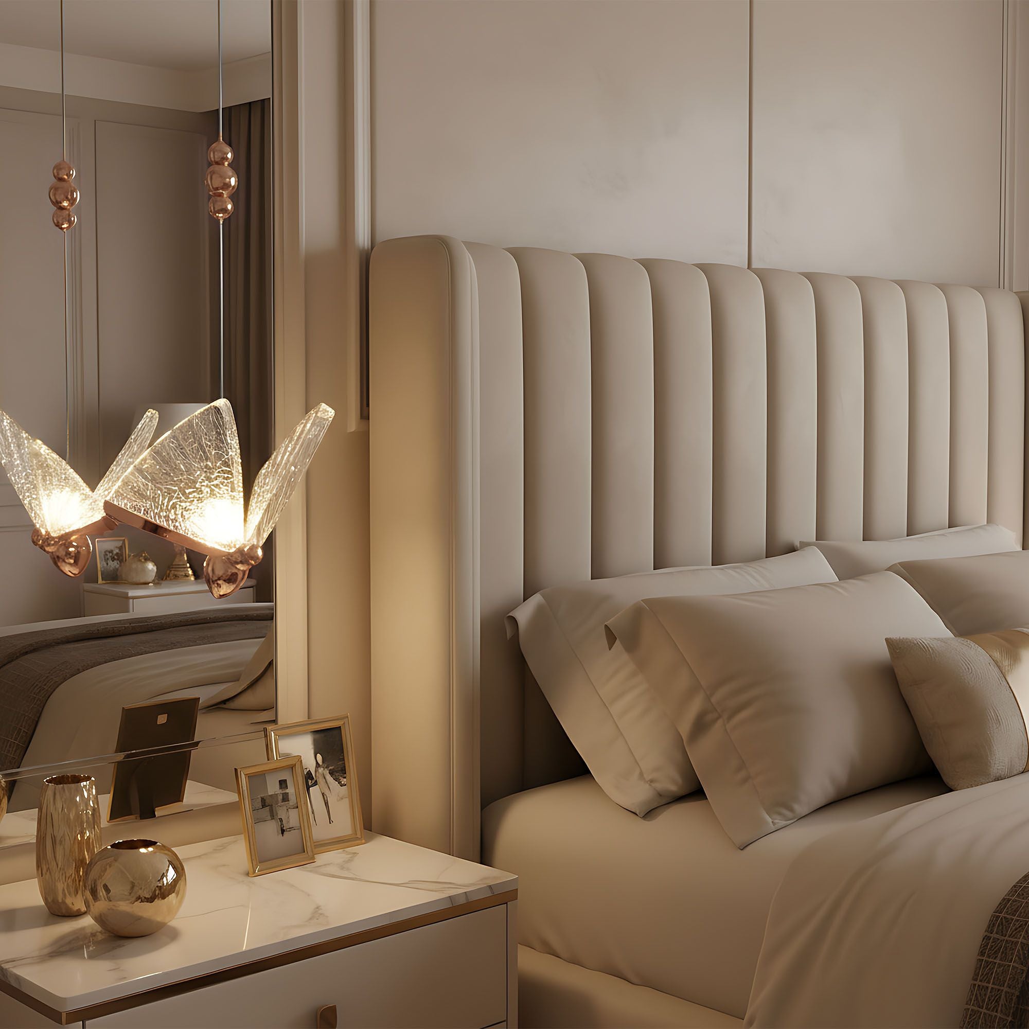 Lampada A Sospensione Led Lhj105-1cp Gold